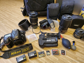 Prodám profesionální set NIKON z důvodu nevyužití v poslední - 2