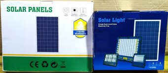 LED reflektor 200W se samostatným solárním panelem - 2