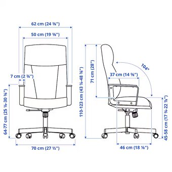MILLBERGET Otočná židle, béžová (IKEA) - 2