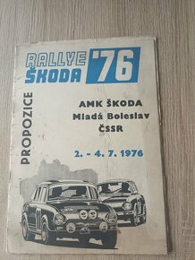 Škoda Prospekty,Programy Rallye 75,76,81,82 - 2