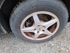Alu kola 15" 5x112 Zimní pneu 195/65/15 - 2