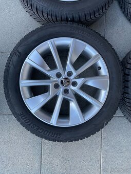 Zánovní zimní original alu sada Škoda Kamiq - Braga 205/55 1 - 2