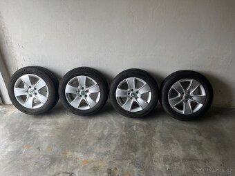 Alu kola Škoda R16 + Letní pneu 205/55 BARUM - 2