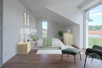 Pronájem podkorvního bytu 2+kk s balkonem v novostavbě v Bra - 2