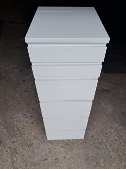 Ikea komoda Malm se zrcadlem bílá - 2