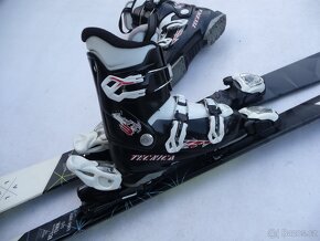 221. Lyže VOLKL - 128 cm + boty TECNICA 38 eu - set - 2