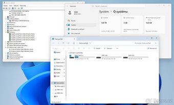 PC/i3-6100 4x3,70GHZ/16GB DDR4/256GB SSD+1,5TB/GPU 4GB/W11 - 2