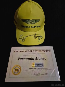 Podepsaná kšiltovka F1 Aramco Fernando Alonso - 2