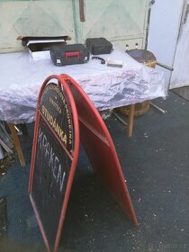 Plechová cedule poutač - 2