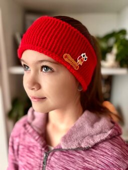 Dětská/dívčí čelenka ,, červená" NOVÉ - 2