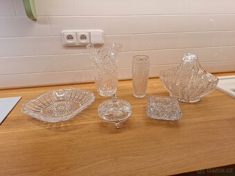 Prodám broušené sklo, perfektní stav - i jednotlivě - 2