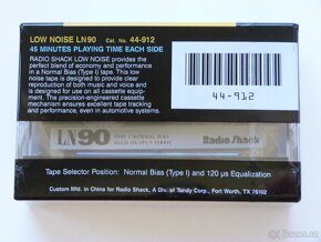 audio kazeta 2 pack Radio Shack LN 90 - 2