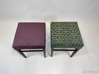 2 velké stoličky po renovaci, luxusní látky - 2