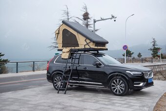 Střešní stan celohliníkový PROOFF Trivor Plus - prodloužený - 2