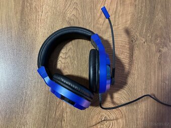 Sluchátka BigBen PS Stereo-Headset v3 - modrý - 2