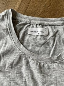 Šedé těhotenské tričko Sinsay S - 2