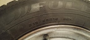 Plecháče s novým zimním pneu pro DACIA DUSTE Fulda 215/65/16 - 2