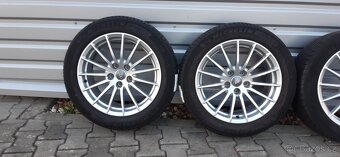 Alu kola 5x112 r17 originál Audi a5 letní pneu - 2