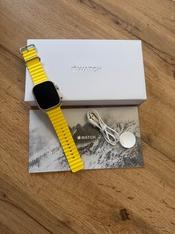 Chytré hodinky Ultra Watch 2 Titanium - žluté - 2