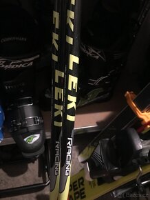 Sjezdové hole hulky Leki Racing Kids 95cm - 2