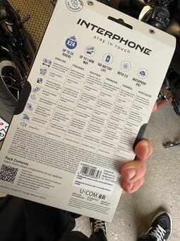 Interkom na motorku Interpolem U COM 8R - 2