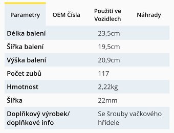 Rozvodovà sada včetně vodní pumpy - 2