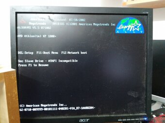 Socket A MSI K7T266 Pro 2-A + AXP 1800+ + 1GB RAM + GF 5200 - 2
