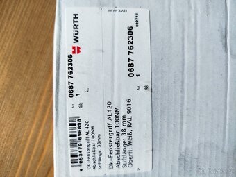Okenní kliky WÜRTH - 2