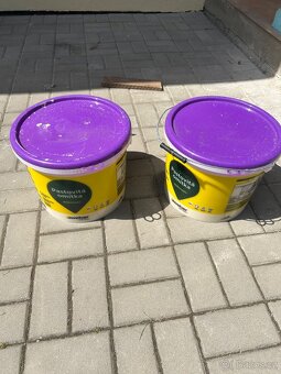 Fasádní omítka -2 kýble -nepoužité - 2