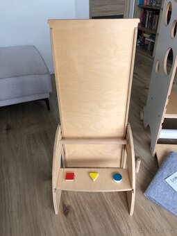 Učící věž Leea + skluzavka/magnetická tabule, a další doplňk - 2