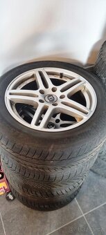 Alu kola Diewa 8Jx17 se zimními pneu 225/55/R17 - 2