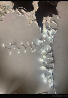 Bílá vánoční světýlka zavěs - 2