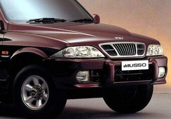 Originální Nášlapy Korando/Musso & Rám Rodius Bull Bar - 2