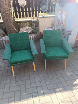 Retro skořepinová křesla - Navrátil - 2