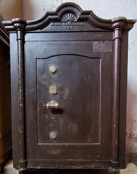 Starožitný trezor - popelka / Ignac Langhammer Wien - 2