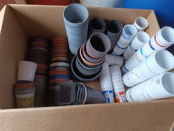 Kelímky květináče sadba - 2