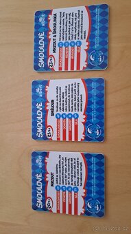 3D kartičky šmoulové. - 2