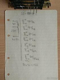 150W trafo, jádro 2xC - 2