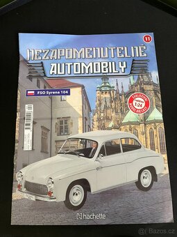 Hachette Nezapomenutelné automobily FSO Syrena 104 1:24 - 2