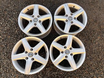 Alu original sada disku VW Aspen 5x130 7,5J ET50 - 2
