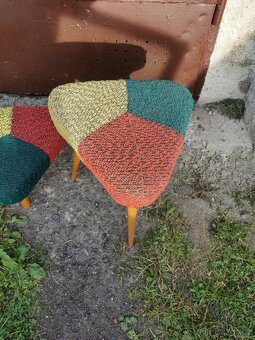 Retro taburet. - 2