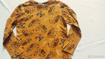 Tričko Chip a Dale, tričko s pejskem vel. 134 - 2