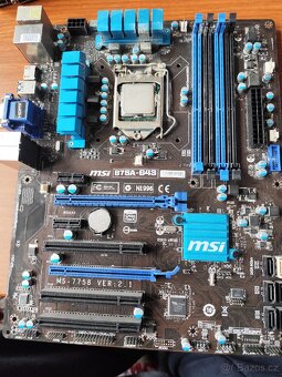 Základní deska MSI B75A-G43 +procesor - 2