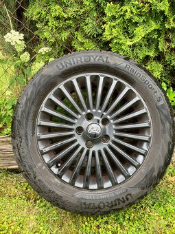 4 x alu kola 5 x 108 R16 + letní pneu 215/55 R16 93 V - 2