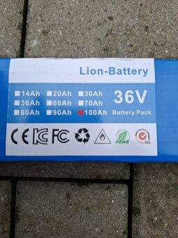 Lion baterie 36V 10A nová - 2