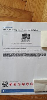Vstupenky Springsteen 1000,- kus - 2