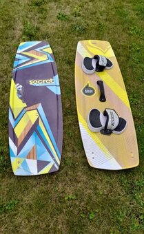 Kite 9 a 12 m2, 2x board, 2x bar - 2