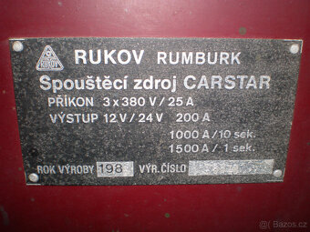 nabíjecí + startovací vozík zn.Rukov - 2