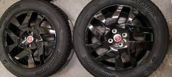 Fiat 600 , alu 17',nové,zimní pneu,černé - 2