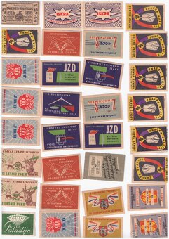Zápalkové nálepky - 2